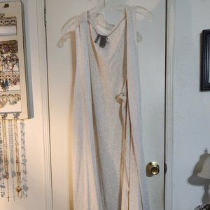 Sand and White Vest